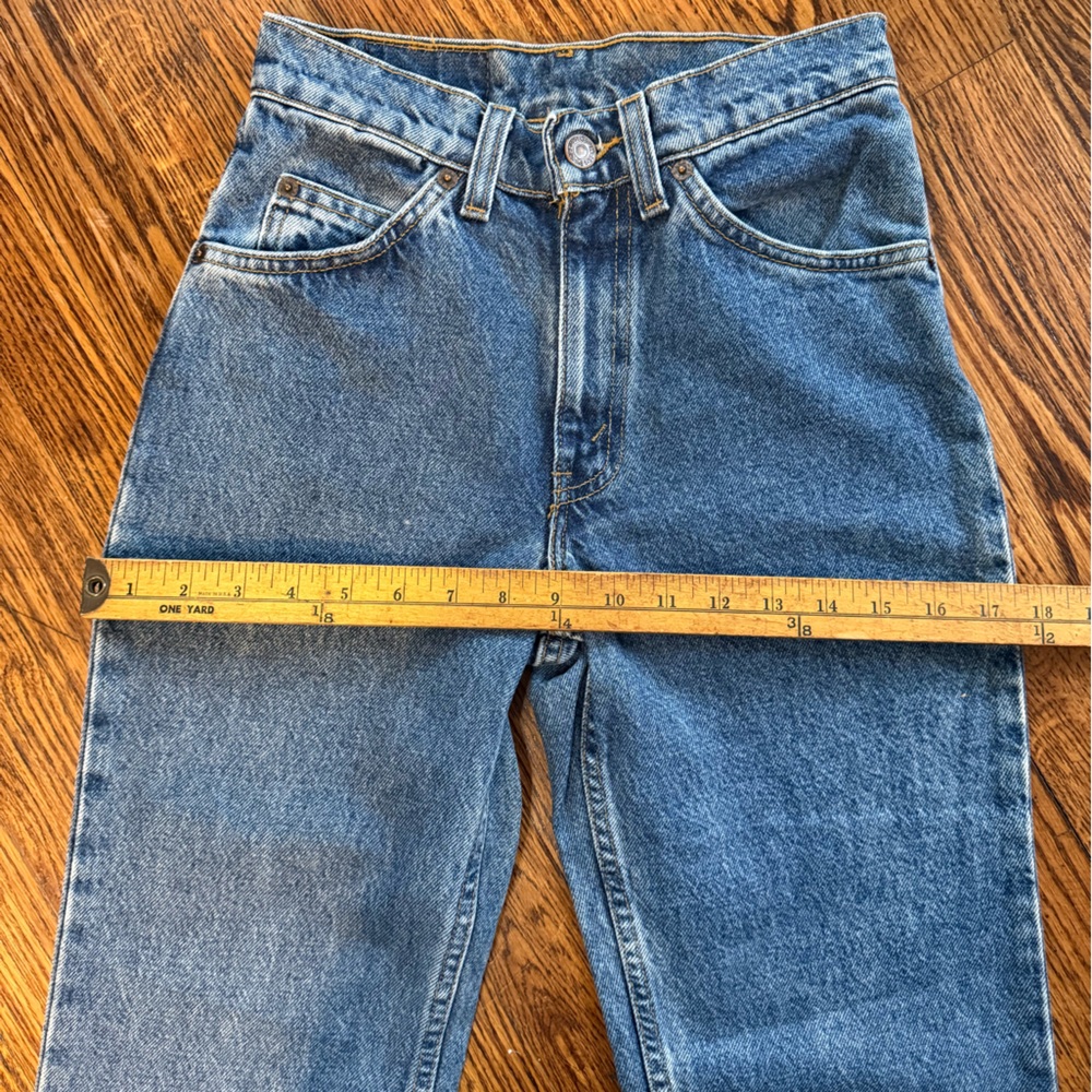 NEW Vintage Levi 505 Student Fit Denim Jeans, Orange Tag - Picture 10 of 13